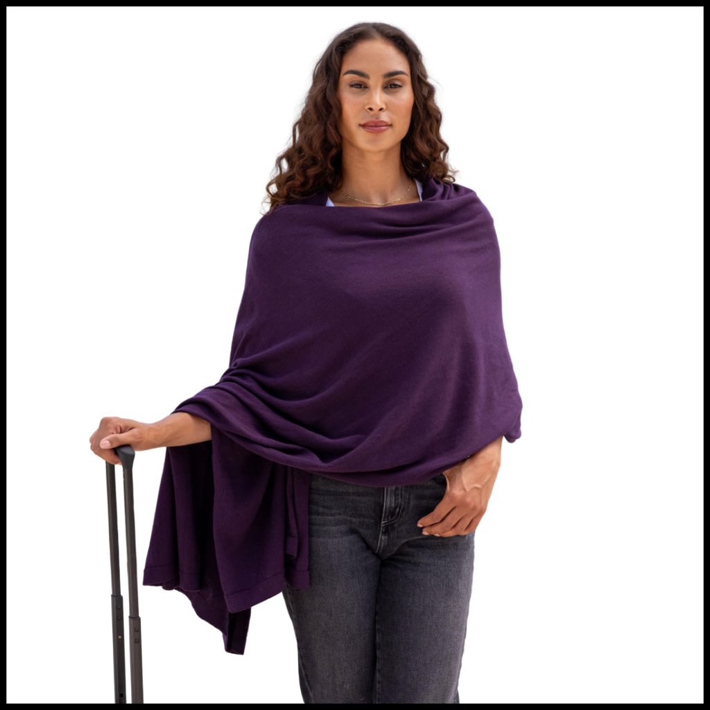 Dreamsoft Travel Scarf Wrap Shawl Organic Cotton Versatile Chic Layering